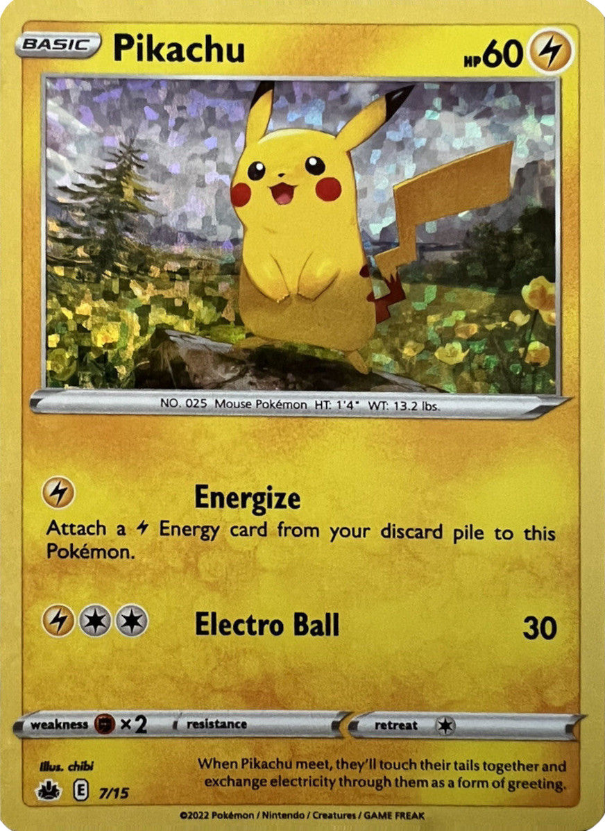 Pikachu (7/15) [McDonald's Promos: Match Battle] | Dumpster Cat Games