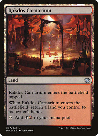 Rakdos Carnarium [Modern Masters 2015] | Dumpster Cat Games