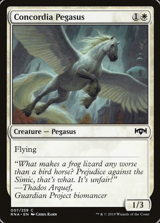 Concordia Pegasus [Ravnica Allegiance] | Dumpster Cat Games