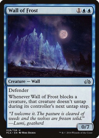 Wall of Frost [Planechase Anthology] | Dumpster Cat Games