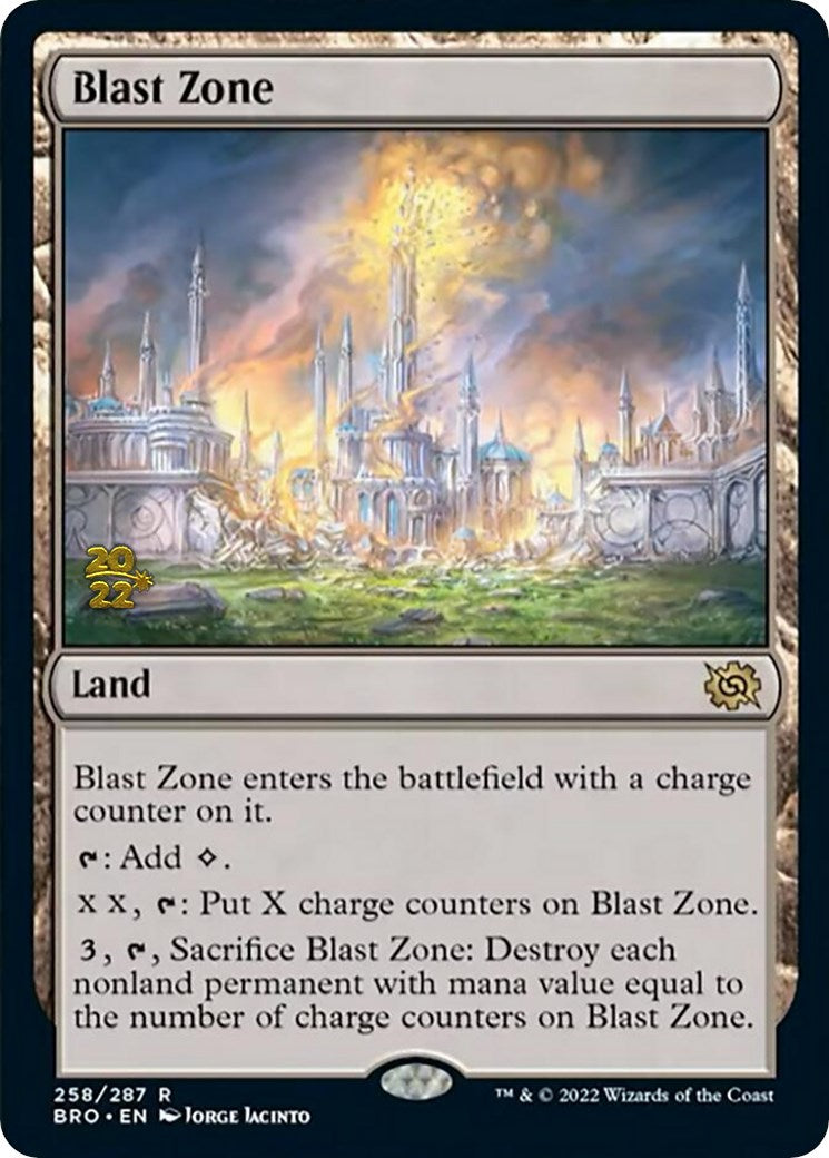 Blast Zone (258) [The Brothers' War: Prerelease Promos] | Dumpster Cat Games