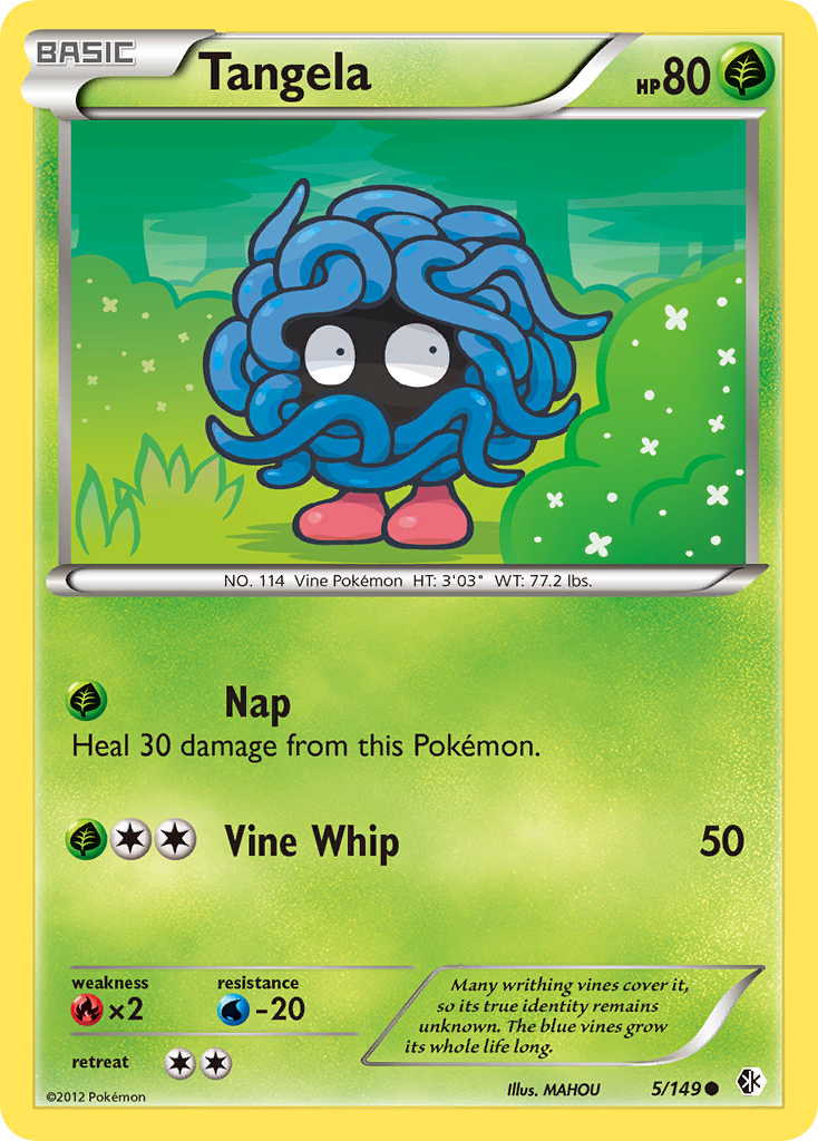 Tangela (5/149) [Black & White: Boundaries Crossed] | Dumpster Cat Games