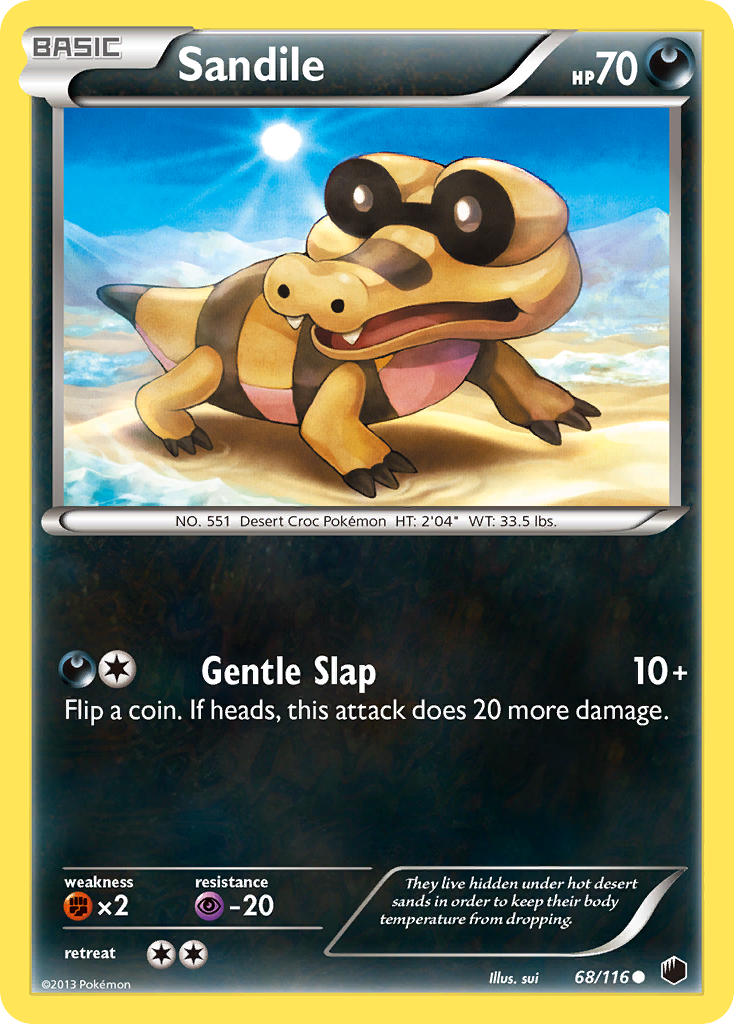 Sandile (68/116) [Black & White: Plasma Freeze] | Dumpster Cat Games