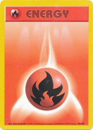 Fire Energy (98/102) [Base Set Unlimited] | Dumpster Cat Games