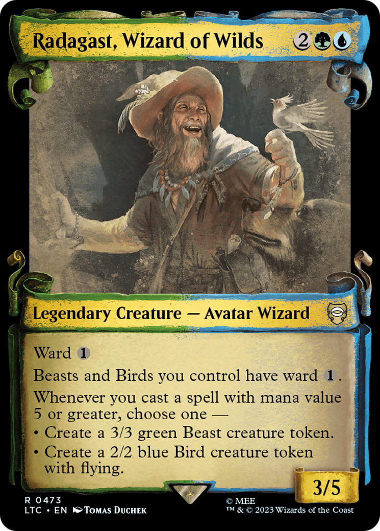 Radagast, Wizard of Wilds [The Lord of the Rings: Tales of Middle-Earth Commander Showcase Scrolls] | Dumpster Cat Games