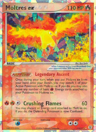 Moltres ex (115/112) [EX: FireRed & LeafGreen] | Dumpster Cat Games