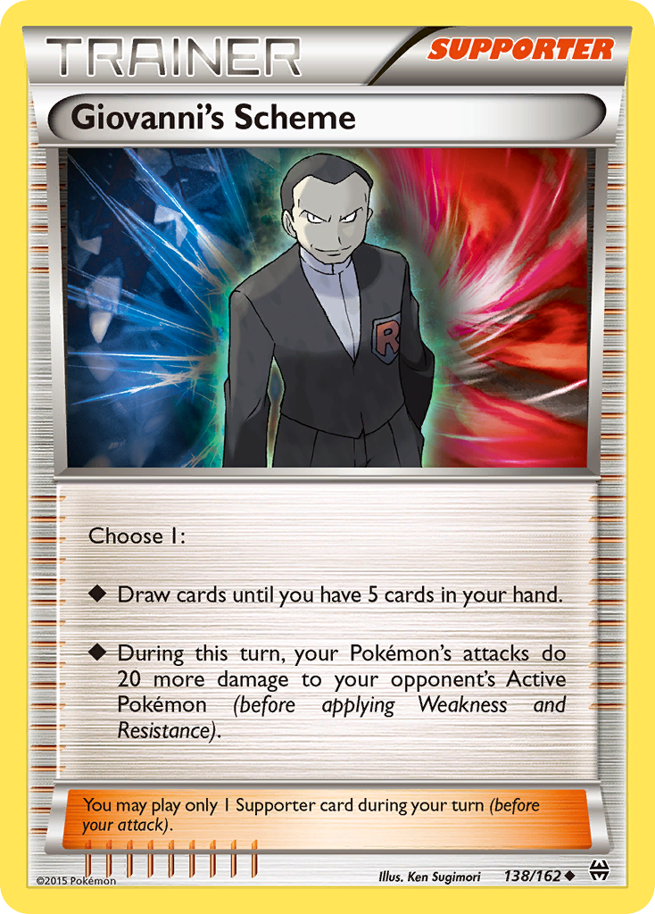 Giovanni's Scheme (138/162) [XY: BREAKthrough] | Dumpster Cat Games