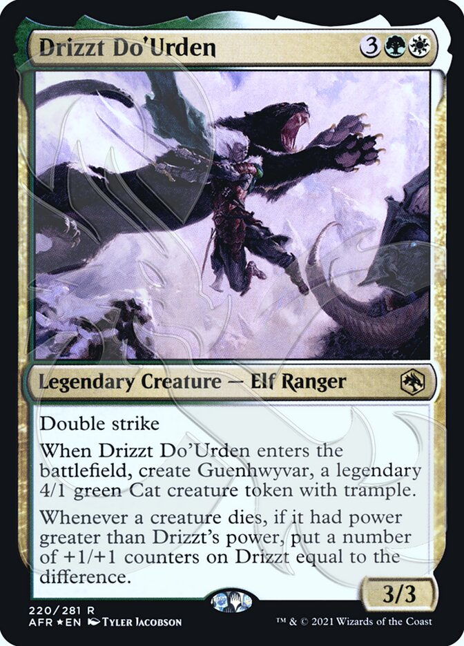 Drizzt Do'Urden (Ampersand Promo) [Dungeons & Dragons: Adventures in the Forgotten Realms Promos] | Dumpster Cat Games