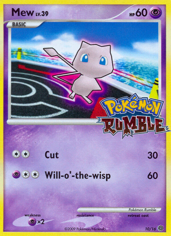 Mew (10/16) [Pokémon Rumble] | Dumpster Cat Games