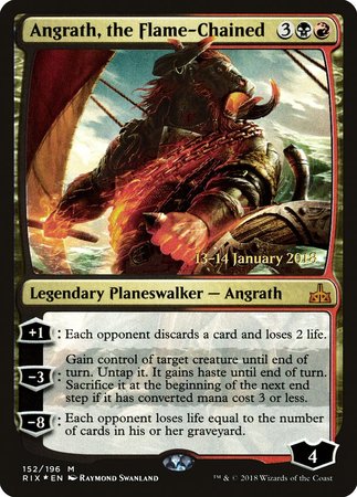 Angrath, the Flame-Chained [Rivals of Ixalan Promos] | Dumpster Cat Games