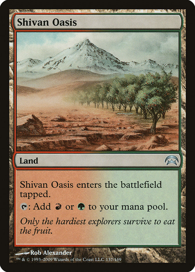 Shivan Oasis [Planechase] | Dumpster Cat Games