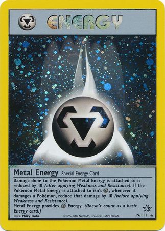 Metal Energy (19/111) [Neo Genesis Unlimited] | Dumpster Cat Games