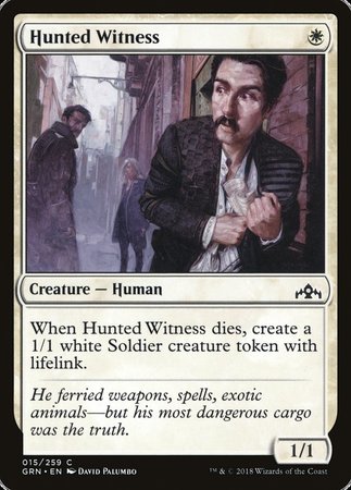 Hunted Witness [Guilds of Ravnica] | Dumpster Cat Games