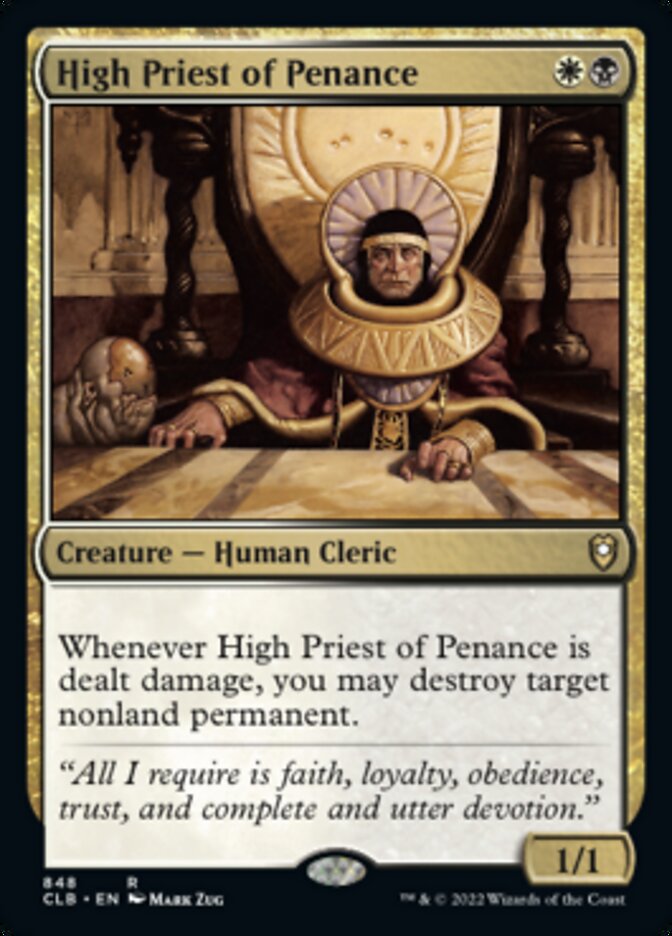 High Priest of Penance [Commander Legends: Battle for Baldur's Gate] | Dumpster Cat Games