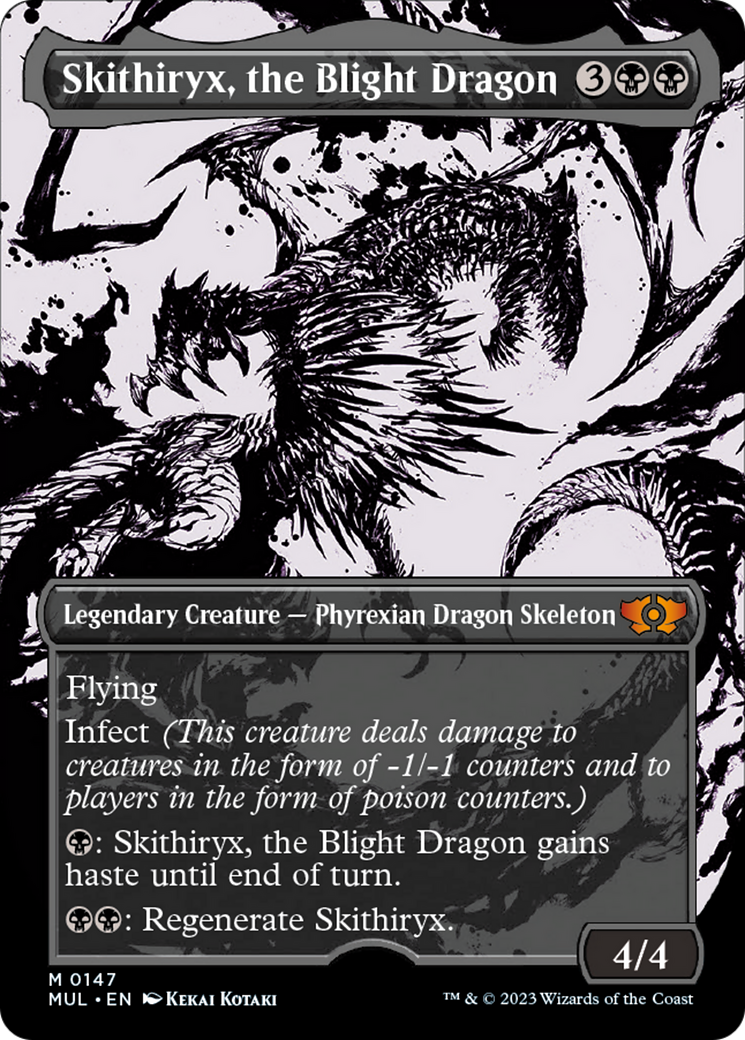 Skithiryx, the Blight Dragon (Halo Foil) [Multiverse Legends] | Dumpster Cat Games