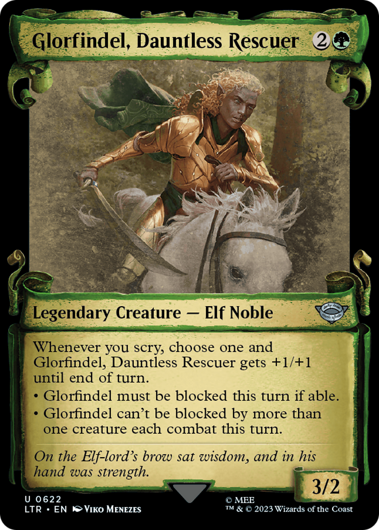 Glorfindel, Dauntless Rescuer [The Lord of the Rings: Tales of Middle-Earth Showcase Scrolls] | Dumpster Cat Games