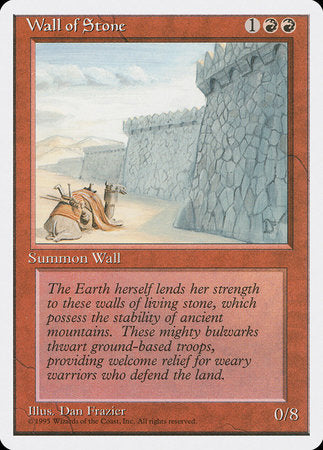 Wall of Stone [Fourth Edition] | Dumpster Cat Games