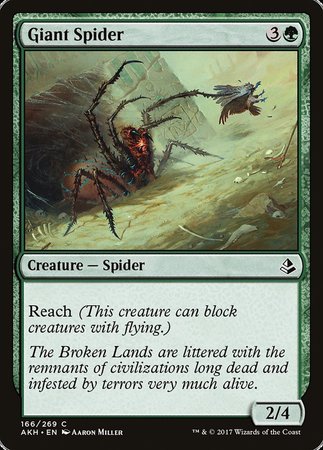 Giant Spider [Amonkhet] | Dumpster Cat Games