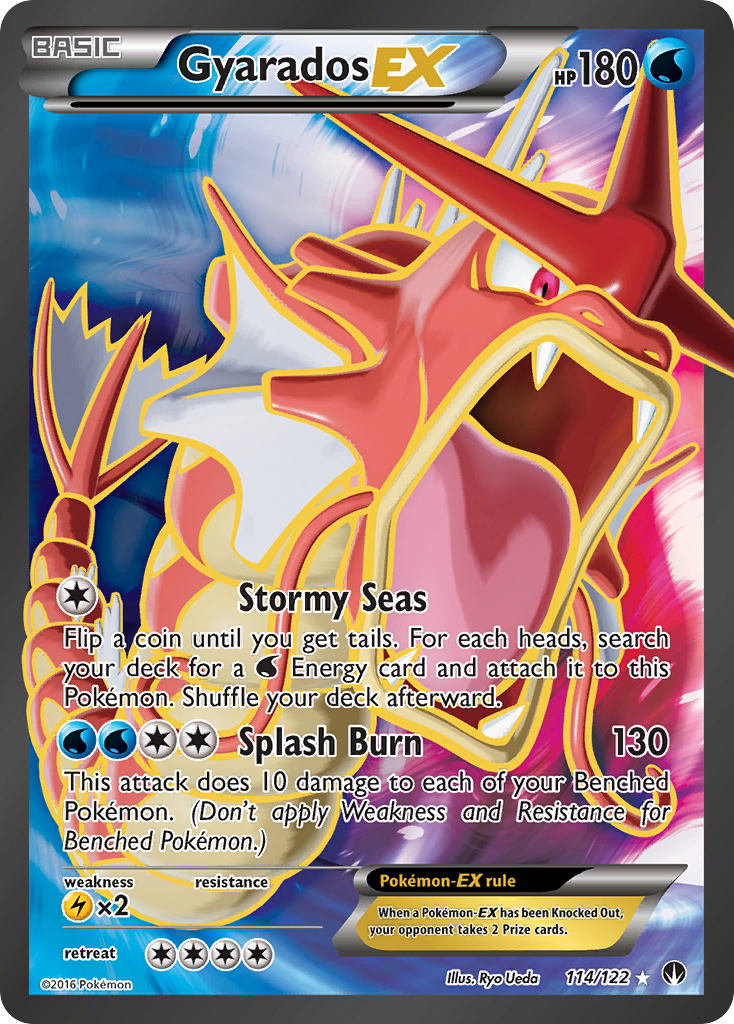 Gyarados EX (114/122) [XY: BREAKpoint] | Dumpster Cat Games