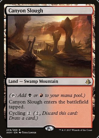 Canyon Slough [Amonkhet] | Dumpster Cat Games