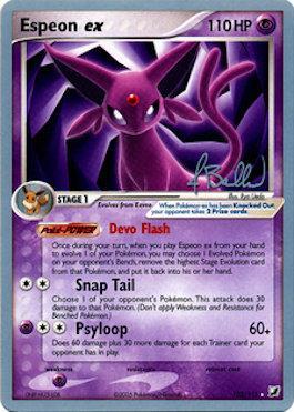 Espeon ex (102/115) (Eeveelutions - Jimmy Ballard) [World Championships 2006] | Dumpster Cat Games