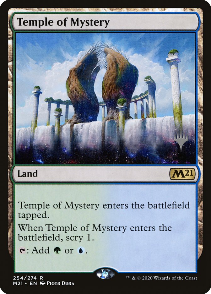 Temple of Mystery (Promo Pack) [Core Set 2021 Promos] | Dumpster Cat Games