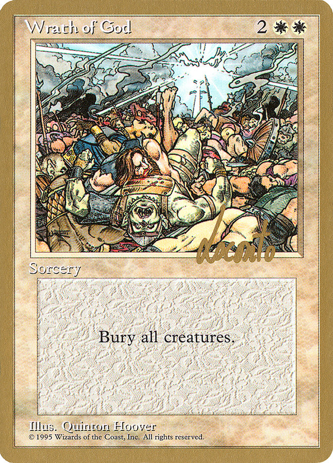 Wrath of God (Michael Loconto) [Pro Tour Collector Set] | Dumpster Cat Games