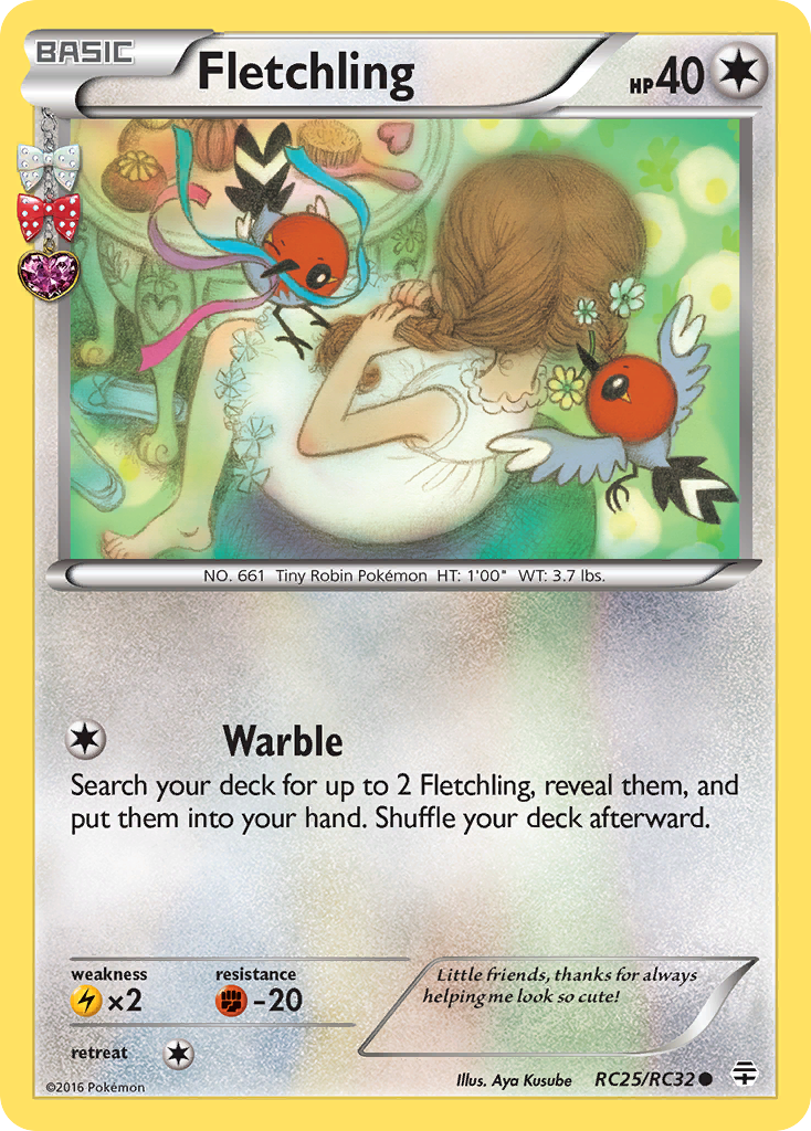 Fletchling (RC25/RC32) [XY: Generations] | Dumpster Cat Games