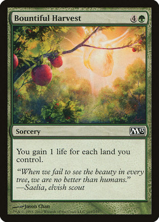 Bountiful Harvest [Magic 2013] | Dumpster Cat Games