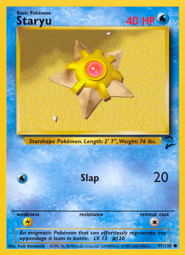 Staryu (95/130) [Base Set 2] | Dumpster Cat Games