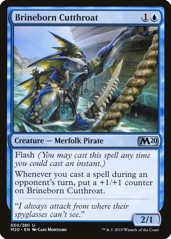 Brineborn Cutthroat [Core Set 2020] | Dumpster Cat Games