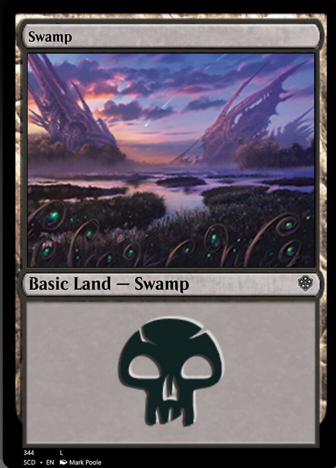 Swamp (344) [Starter Commander Decks] | Dumpster Cat Games