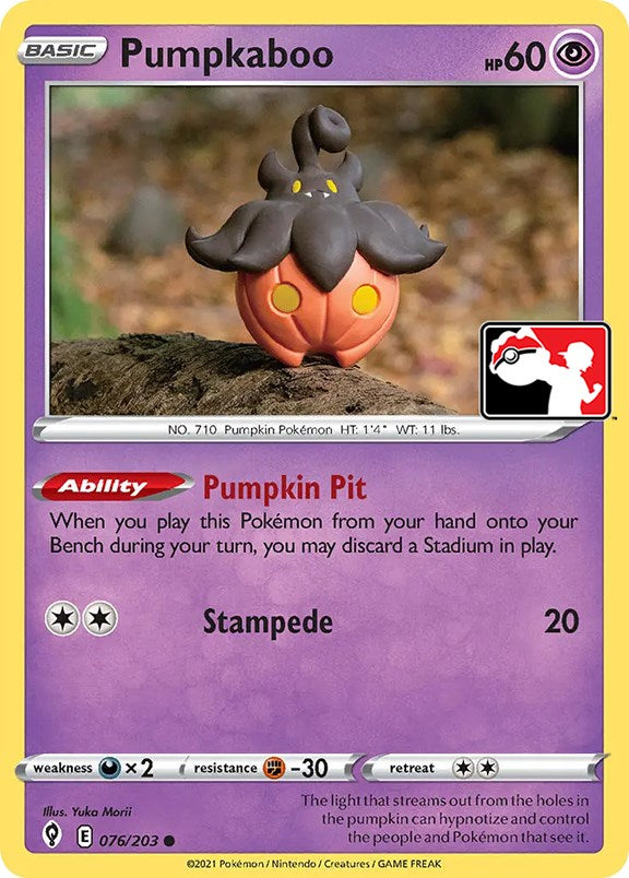 Pumpkaboo (076/203) [Prize Pack Series One] | Dumpster Cat Games