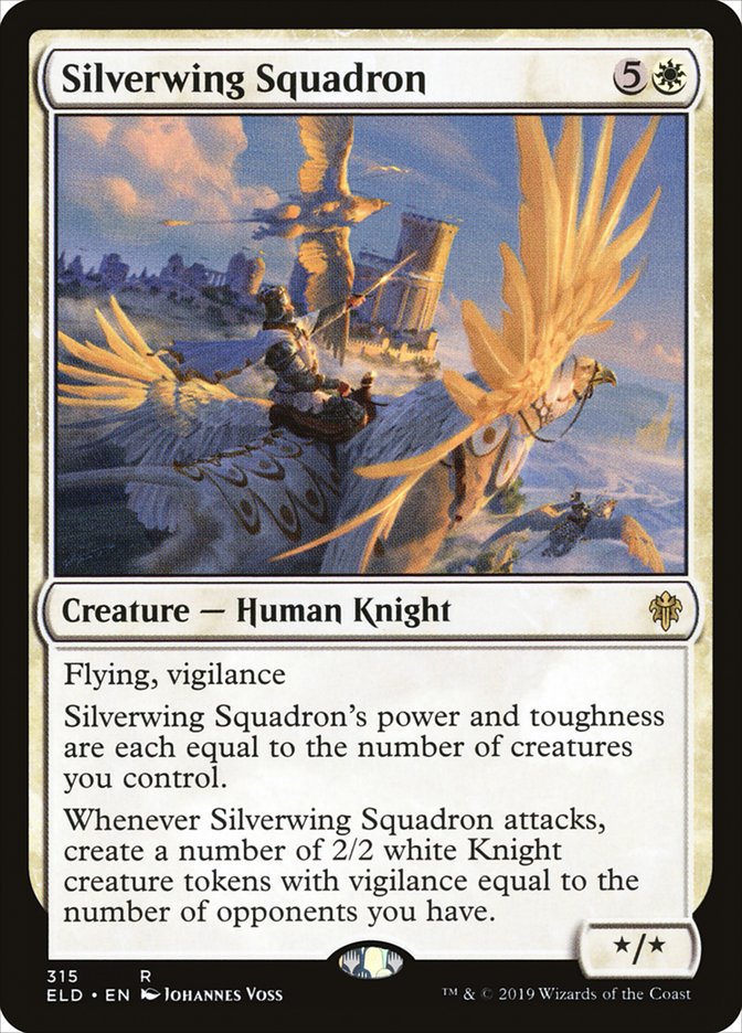 Silverwing Squadron [Throne of Eldraine] | Dumpster Cat Games