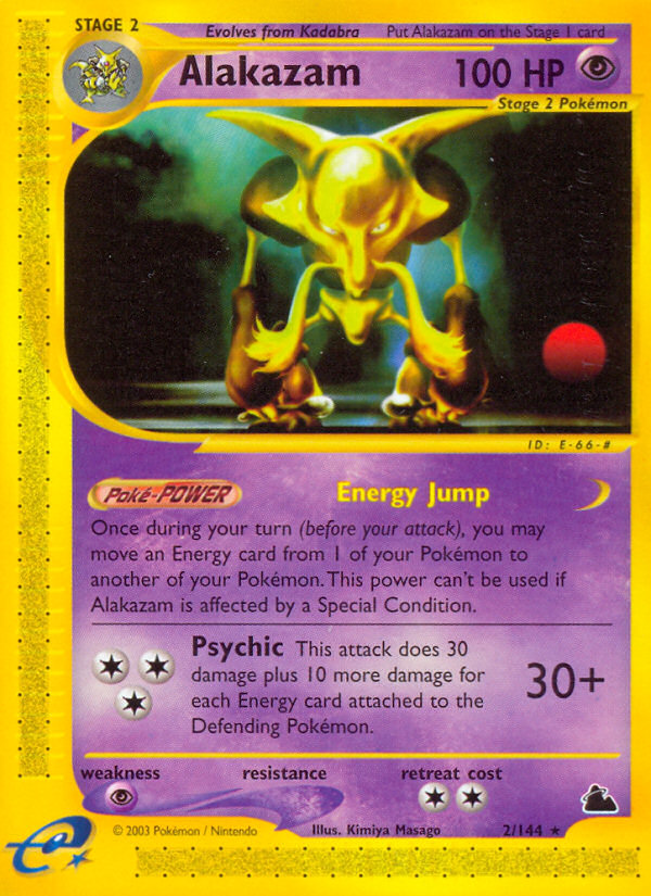 Alakazam (2/144) [Skyridge] | Dumpster Cat Games