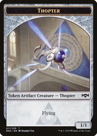 Thopter Token [Ravnica Allegiance Tokens] | Dumpster Cat Games