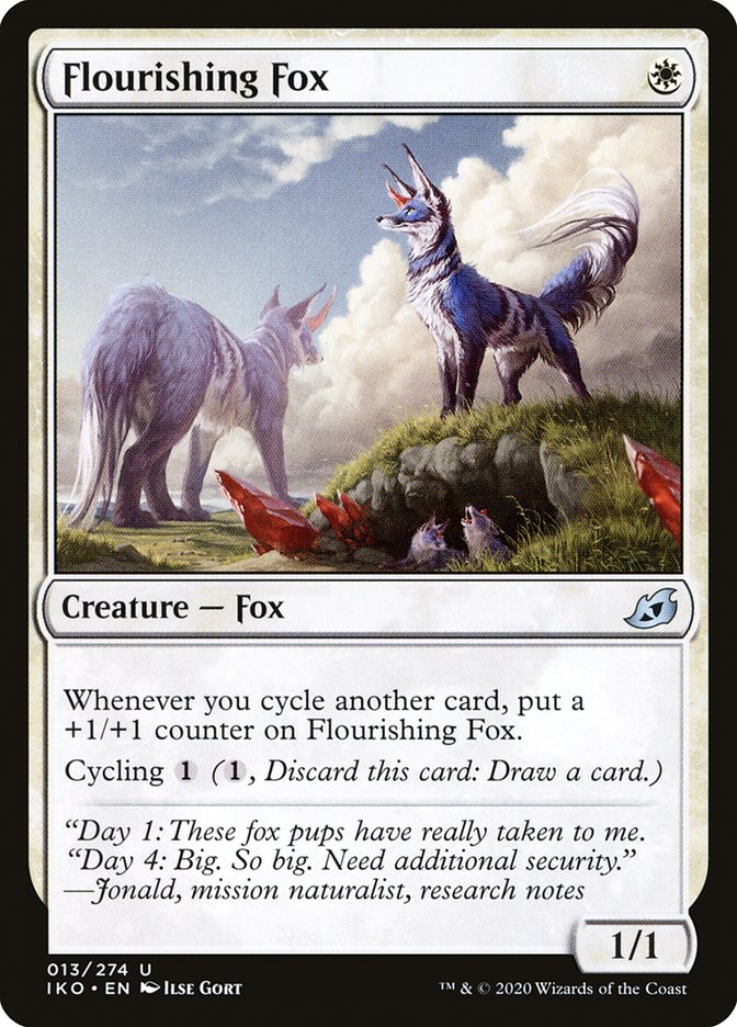 Flourishing Fox [Ikoria: Lair of Behemoths] | Dumpster Cat Games