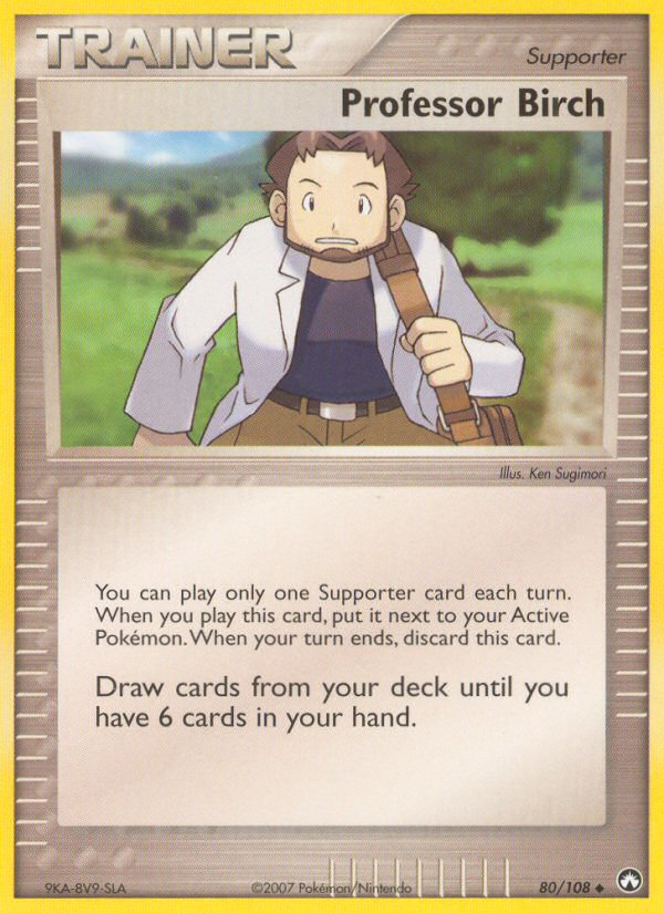 Professor Birch (80/108) [EX: Power Keepers] | Dumpster Cat Games