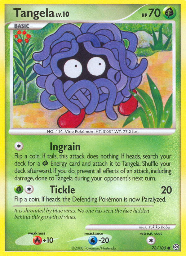 Tangela (78/100) [Diamond & Pearl: Stormfront] | Dumpster Cat Games