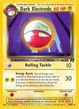 Dark Electrode (34/82) [Team Rocket Unlimited] | Dumpster Cat Games