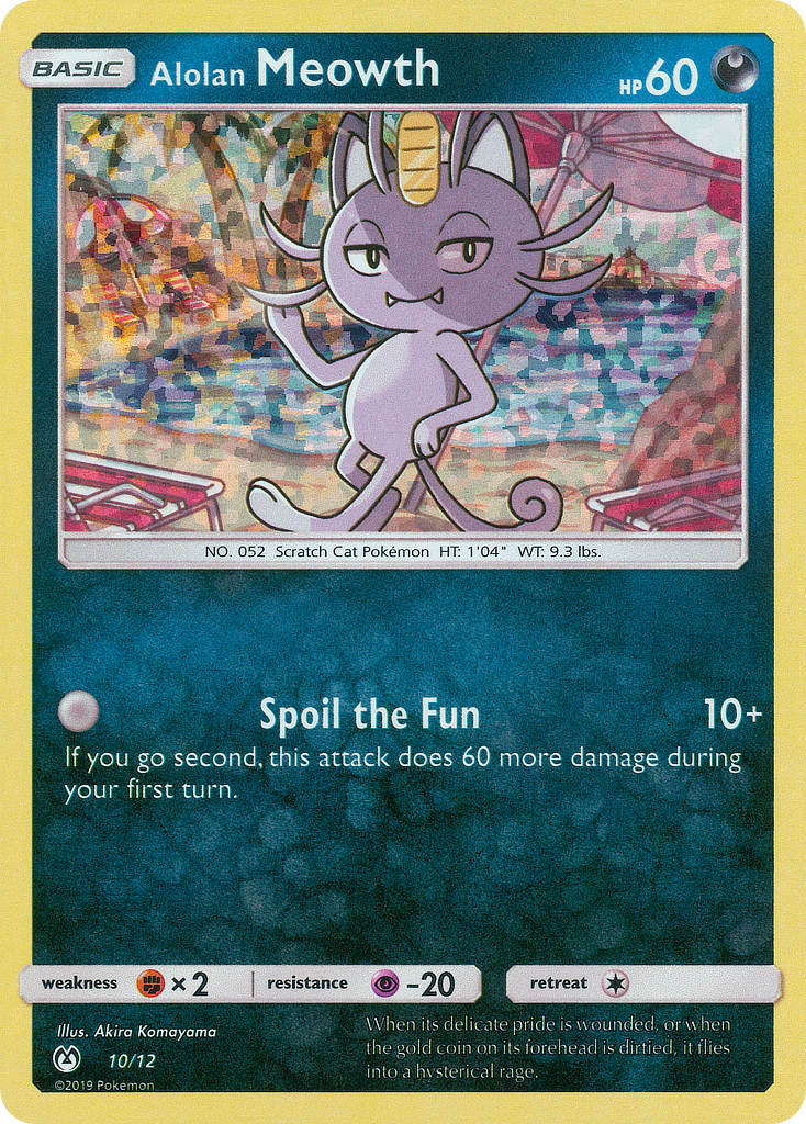 Alolan Meowth (10/12) [McDonald's Promos: 2019 Collection] | Dumpster Cat Games