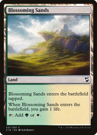 Blossoming Sands [Commander 2018] | Dumpster Cat Games