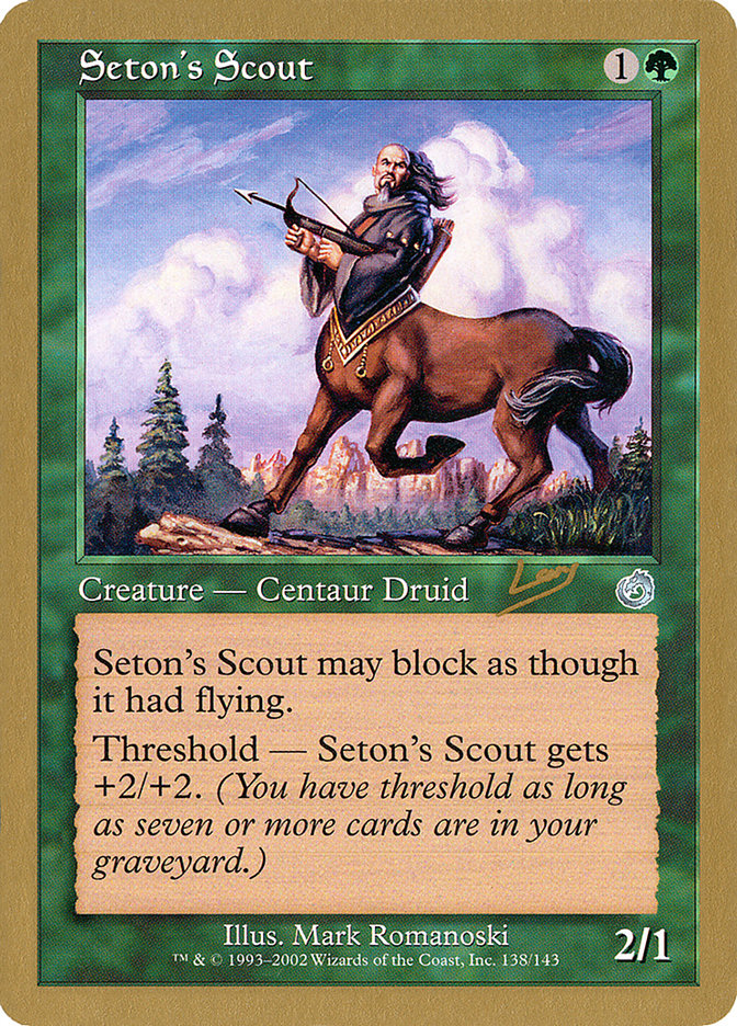 Seton's Scout (Raphael Levy) [World Championship Decks 2002] | Dumpster Cat Games