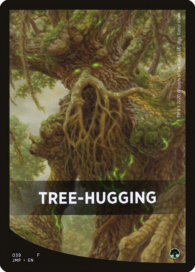 Tree-Hugging Theme Card [Jumpstart Front Cards] | Dumpster Cat Games