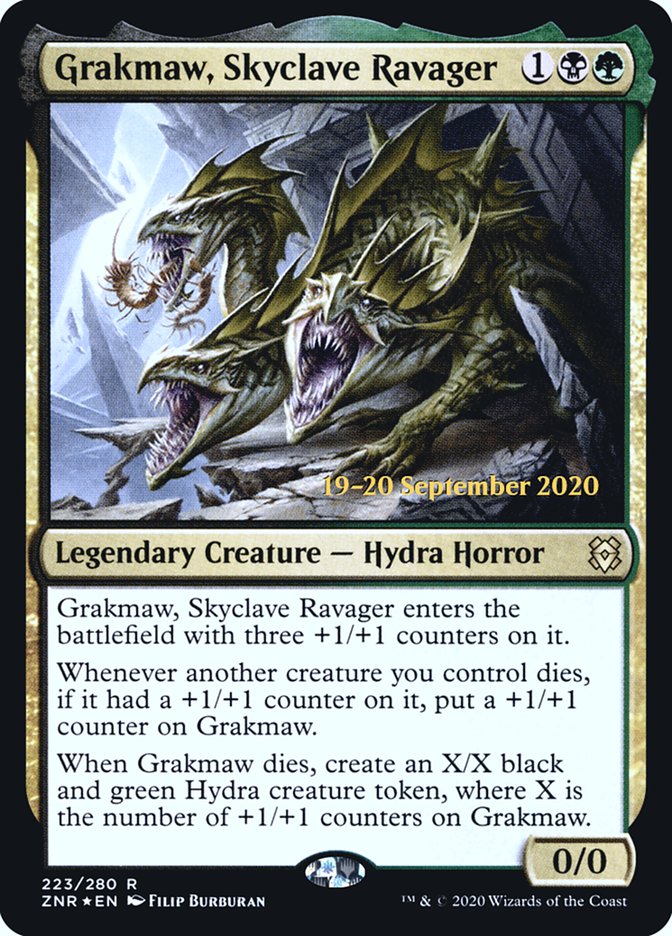 Grakmaw, Skyclave Ravager  [Zendikar Rising Prerelease Promos] | Dumpster Cat Games