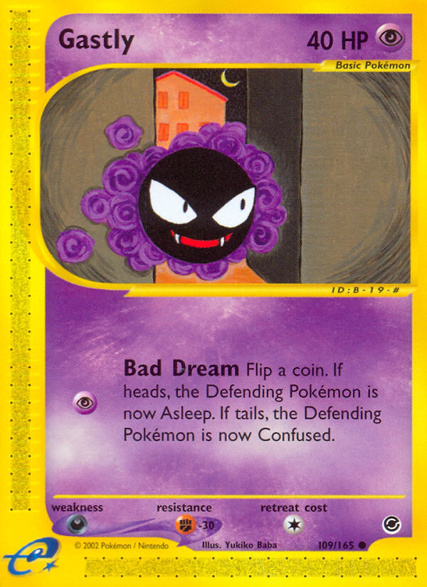 Gastly (109/165) [Expedition: Base Set] | Dumpster Cat Games