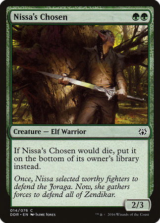 Nissa's Chosen [Duel Decks: Nissa vs. Ob Nixilis] | Dumpster Cat Games