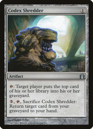 Codex Shredder [Return to Ravnica] | Dumpster Cat Games