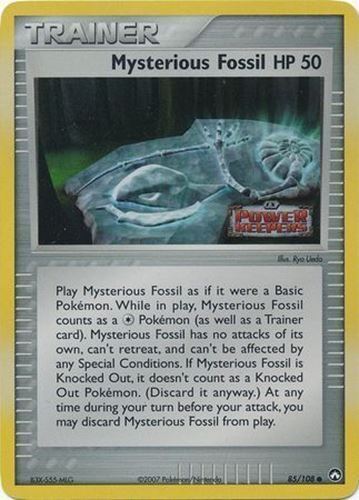 Mysterious Fossil (85/108) (Stamped) [EX: Power Keepers] | Dumpster Cat Games