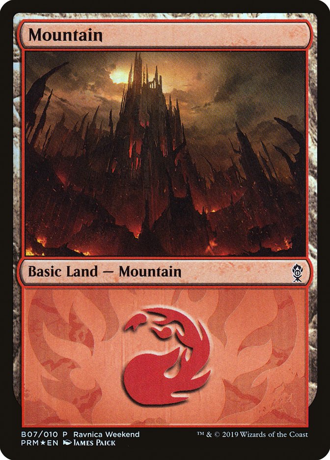 Mountain (B07) [Ravnica Allegiance Guild Kit] | Dumpster Cat Games